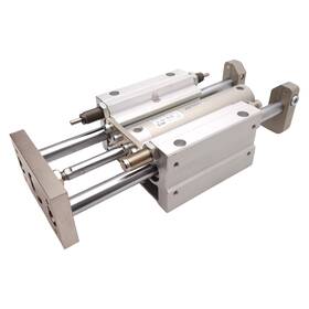 Mgglb32tn-100 Smc Guided Cylinder 32mm Bore 100mm Stroke 145psi 1/8in Npt