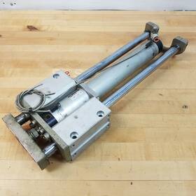 Mggmb50-350-b54 Smc Guided Pneumatic Cylinder 50mm Bore 350mm Stroke - Used