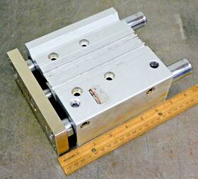 Mgpm100-10z Smc Compact Guide Slide Cylinder 100mm Bore 10mm Stroke 1.5 Mpa