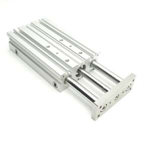 Mgpm20tn-75az Smc Guided Slide Bearing Cylinder 20mm Bore 75mm Stroke 1/8 Inch Npt