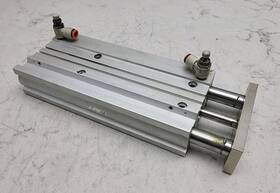 Mgpm25tn-150az Smc Mgp Compact Guide Cylinder 25mm Bore Slide Bearing Used