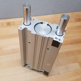 Mgpm63-250z Smc Pneumatic Cylinder 63mm Bore 250mm Stroke - Used