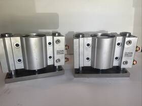 Smc Mgpm80tn-50z Lot X2 Compact Guide Cylinder 50mm Stroke 80mm Bore