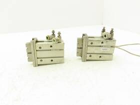 Mhz2-25d3 Smc Mhz225d3 Pneumatic Parallel Air Gripper 25mm Bore Double Acting Lot Of 2