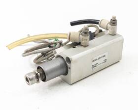 Mkb20-20r-f79wl Smc Pneumatic Rotary Clamp Cylinder 20mm Bore Stroke