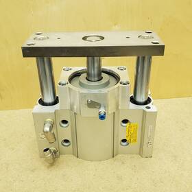 Mlgpl100tn-50z-f-m9bz Smc Guided Cylinder With Lock 100mm Bore X 50mm Stroke Nice