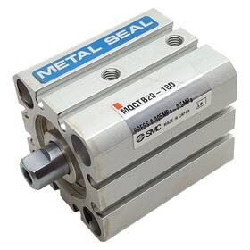 Mqqtb20-10d Smc Low Friction Compact Cylinder 20mm Bore 10mm Stroke M5 0.5mpa