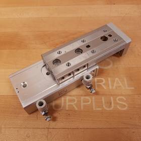 Mxq16-50 Smc Pneumatic Cylinder Slide Table 16mm Bore 50mm Stroke - Used