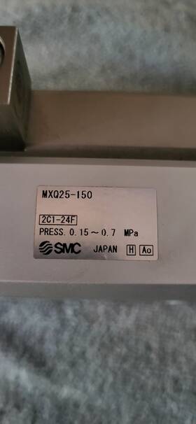 Mxq25-150 Smc Cyl Slide Table Mxq Guided Cylinder Used Mxq25-150 Smc Cyl Slide Table Mxq Guided Cylinder Used