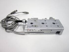 Mxs12l-50 Smc Cylinder Mxs Guided Air Slide Table 12l-50 2x D-m9nw Sensor Valves
