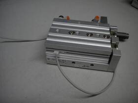 Mxs20-50bs Smc Slide Table Cylinder - 50mm Stroke Shock Bumper Flow Controls