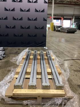 My1b63tn-1400-m9pwvsdpc Smc Rodless Pneumatic Cylinder Used