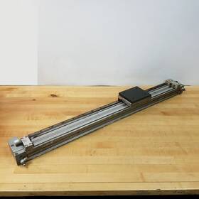 My1h40-800l-xb11c18 Smc Guided Pneumatic Cylinder 40mm Bore 800mm Stroke - Used