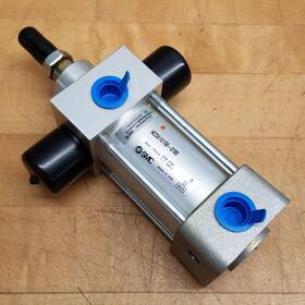 Ncda1u150-0100 Smc Tie-rod Cylinder 1 Inch Bore 1/2 Stroke Max 250 Psi 1.70 Mpa