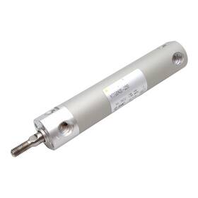 Ncdgbn20-0250 Smc Pneumatic Cylinder 3/4in Bore 2-1/2in Stroke 145psi 1/8npt