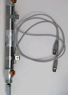 Ncdmb075-0800a-m9pwsapc Smc Ncdmb075-0050-a93ls Round Body Cylinder - Used Untested