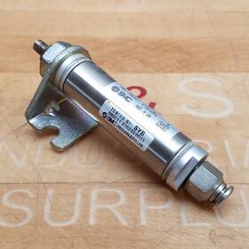 Ncdmb075-0100s Smc Pneumatic Cylinder 1 Inch Stroke 3/4 Bore 250pssi 1.70 Mpa