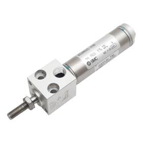 Ncdmr075-0100 Smc Pneumatic Cylinder 3/4in Bore 1in Stroke 1/8in Npt 250psi