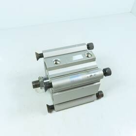 Ncdq2a100-50dcm Smc Compact Air Cylinder Double Acting 100mm Bore 50mm Stroke