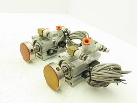 Ncdq2a40-40d Smc Pneumatic Cylinder 40mm Stroke 15mm Bore Double Action Lot Of 2