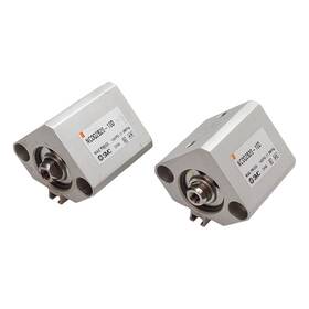 Ncdq2b20-10d Smc Lot Of 2 Compact Cylinder 20mm Bore 10mm Stroke #10-32 Ports