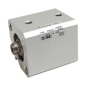Ncdq2g20-10dc Smc Compact Cylinder 20mm Bore 10mm Stroke M5x0.8 1.0mpa Max