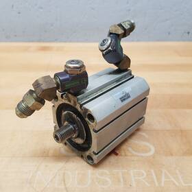 Ncdq8b200-150m Smc Pneumatic Compact Cylinder 2 Inch Bore 1-1/2 Stroke - Used