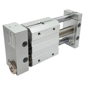 Ncdy2s15h-0200 Smc Guided Cylinder 5/8in Bore 2in Stroke 100psi #10-32unf