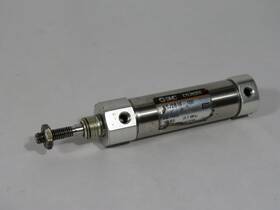 Ncj2b16-100 Smc Pneumatic Cylinder 16mm Bore 100mm Stroke 100psi Used