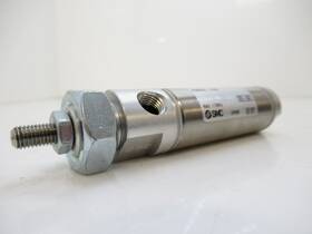 Ncmb088-0100c Smc Round Body Cylinder Max 1.7mpa With Cushion Used Tested