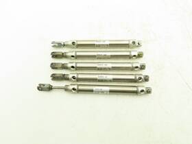 Ncmc075-0400 Smc Ncmc0750400 Pneumatic Air Cylinder 3/4 Inch Bore 4 Stroke Lot Of 5
