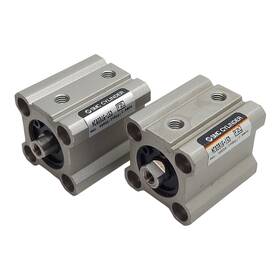 Ncq2b16-15d Smc Lot Of 2 Compact Cylinder 16mm Bore 15mm Stroke M5 1.0mpa