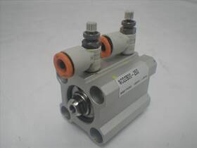 Ncq2b20-25d Smc Double Acting Compact Cylinder 25mm Bore 10mm Stroke Used