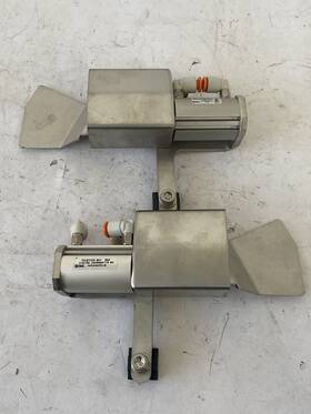 Ncq8a056-112-dai00141 Smc Lot Of 2 Compact Pneumatic Cylinder 9/16 Inch Bore