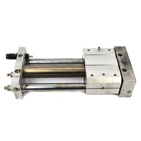Ncy2s40h-0700b Smc Magnetically Coupled Rodless Cylinder 40mm Bore 7 Inch Stroke