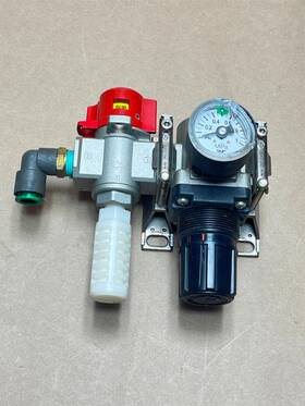 0.5-0.85mpa Smc Pneumatics Vh830-03 Ar30-03g And 9.1-1.8mpa Air Pressure Filter / Regulator