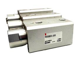 Rsdqb20-20d Smc Lot Of 3x Stopper Cylinder 20mm Bore Stroke Fixed Mnt