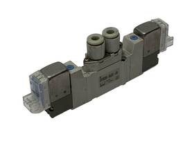 Sy3220-5loz-c6 Smc Double Pneumatic Solenoid Manifold Valve 1/4 Inch