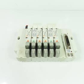 Sy5445-5fu Smc Sy5140-5fu Solenoid Valve Manifold Block Assembly 0.7mpa 24vdc
