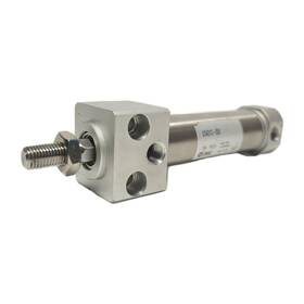 Us4313-s50 Smc Pneumatic Cylinder 1 Inch Bore 2 Stroke Non-rotating Double Act