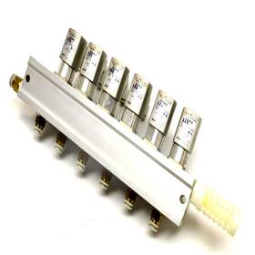 Vxa3125-00 Smc 6 1/8 Inch Pneumatic Air Pilot 3-way Media Valves With Manifold