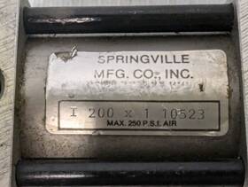 I200x1 Springville Mfg Co Aluminum Cylinder - Free Shipping Returns