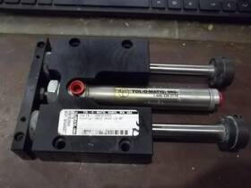 Tol-o-matic Hb#353945 Tol-o-matic Air Slide Guided Pneumatic Cylinder 422