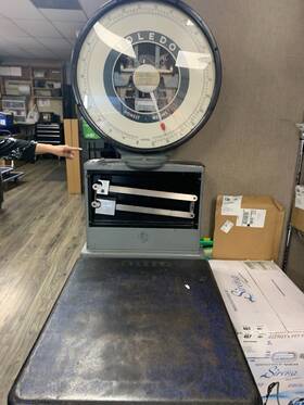 2181-0-55-50154f Toledo Scale Model #2181 250 Lbs Capacity Used