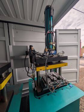 Tox Pressotechnik Mb6-8 Mbg-8 Pneumohydraulic 8-ton Workstation Press Plc Hmi Panel