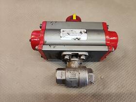 22tx050tr1sxx Triac 22-tx-050/tr1s-xx 22tx050tr1sxx/tr20sr Actuator Mounted To 1/2 Inch 316sst Ball Valve Rtfe Seat