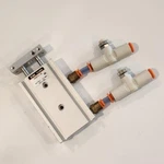 Smc CXSM10-25 Dual Rod Cylinder With Slide Bearings, 10MM Bore, 25MM Stroke. Fixed Price $35.00.