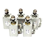 (lot Of 5) Smc Pneumatic Air Cylinder CDQ2A20-30DC W/ JA15-5-080 Floating Joint. Fixed Price $66.99.