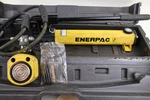 Enerpac RSM300 Ton Flat Cylinder With P392 Hand Pump Case SRS-300TB. Fixed Price $949.00.