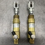 Kuhnke 35190020 Brass Pneumatic Air Cylinder 10 Bar Lot Of Two (2). Fixed Price $43.49.